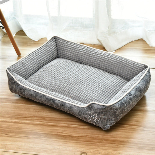 HKM-347539 Universal Removable and Washable Dog Kennel - Four Seasons Design in Multiple Colors and Sizes