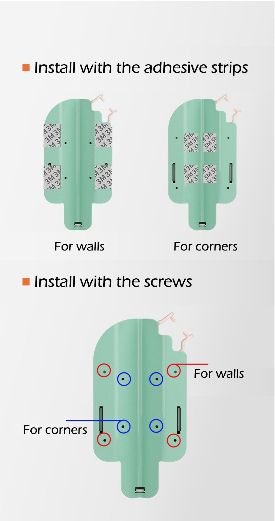 HKM-347667 Popsicle-Shaped Cat Grooming Brush with Corner Design for Reduced Shedding and Easy Cleaning