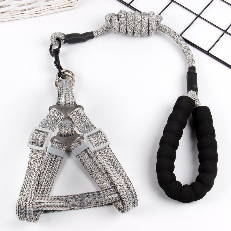 HKM-347731 Adjustable Pet Chest Strap Lead Rope for Dogs and Cats - Multiple Colors Available