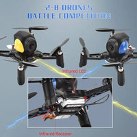 HKM-347731 DIY 2.4G Remote Control Model Airplane Drone for Educational Use, Foldable Design, Age 5-14