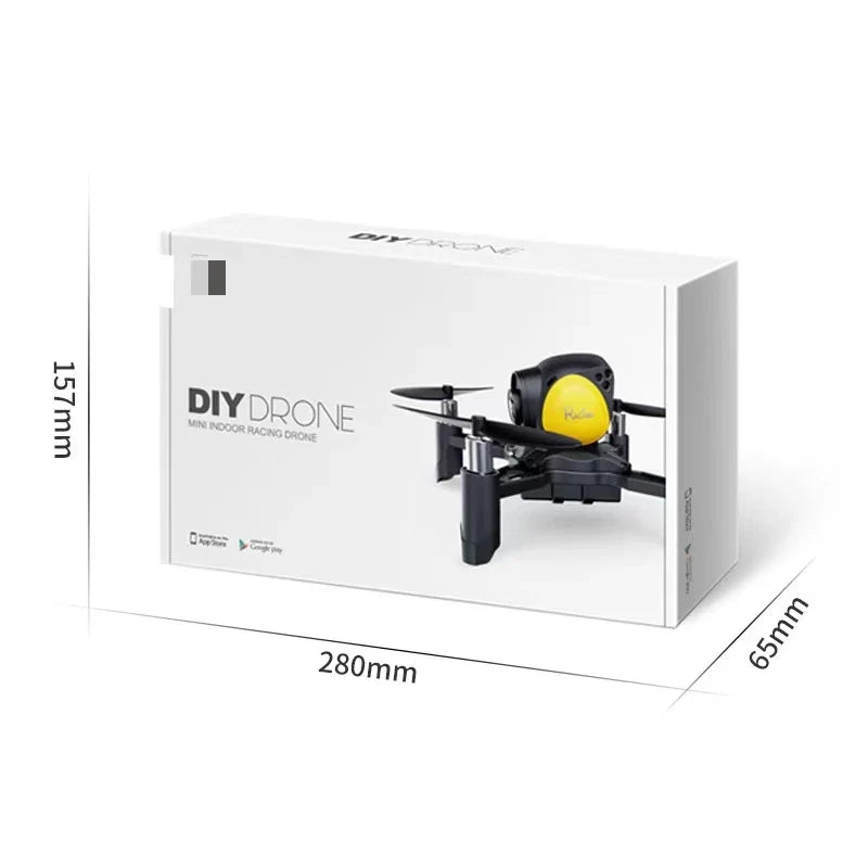 HKM-347731 DIY 2.4G Remote Control Model Airplane Drone for Educational Use, Foldable Design, Age 5-14