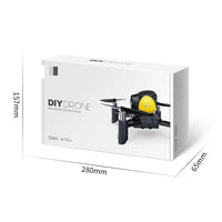 HKM-347731 DIY 2.4G Remote Control Model Airplane Drone for Educational Use, Foldable Design, Age 5-14