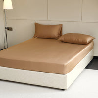HKM-347731 Lyocell Fitted Sheet - Non-Slip Bedspread in Various Colors and Sizes