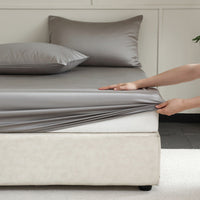 HKM-347731 Lyocell Fitted Sheet - Non-Slip Bedspread in Various Colors and Sizes