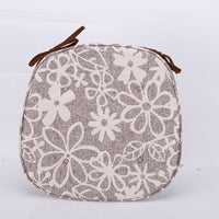 HKM-347795 Elegant Modern Horseshoe Cushion with Plant Floral Design - 43x41CM