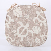 HKM-347795 Elegant Modern Horseshoe Cushion with Plant Floral Design - 43x41CM