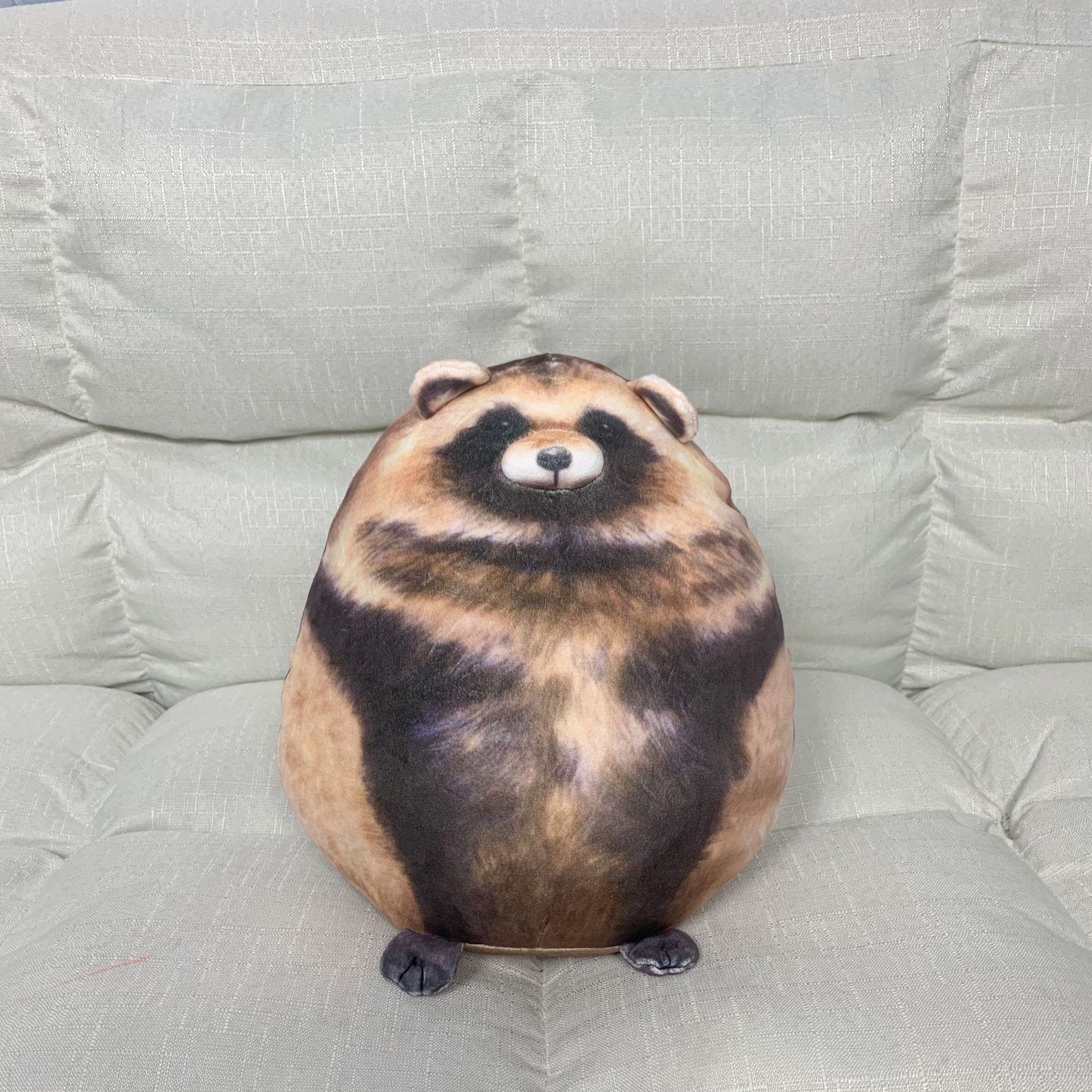 HKM-347859 Plush Simulation Doll: Fox, Raccoon, Rabbit, Medium Size, Soft Toy Pillow