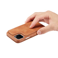 HKM-347987 Frosted Flip Leather Business Phone Case - Dust-Proof, Shock-Proof, Scratch-Proof Protection in Multiple Colors