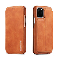 HKM-347987 Frosted Flip Leather Business Phone Case - Dust-Proof, Shock-Proof, Scratch-Proof Protection in Multiple Colors