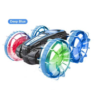 HKM-348307 Amphibious Remote-Controlled Car with Lights, 2.4G Dual Control, Gravity Sensing, for Ages 5 and Up