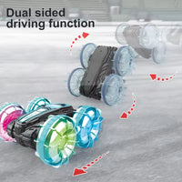 HKM-348307 Amphibious Remote-Controlled Car with Lights, 2.4G Dual Control, Gravity Sensing, for Ages 5 and Up