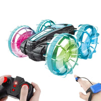 HKM-348307 Amphibious Remote-Controlled Car with Lights, 2.4G Dual Control, Gravity Sensing, for Ages 5 and Up