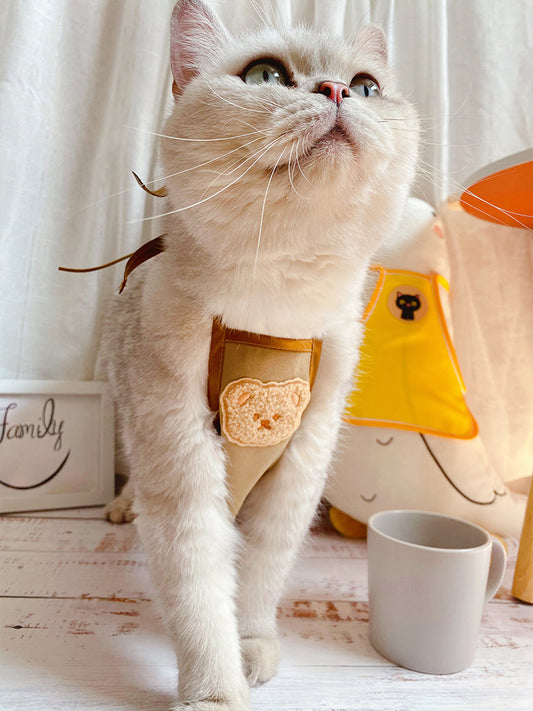 HKM-348307 Thin Pet Working Apron for Hair Control - Available in Lemon Yellow, Taro Purple, Coffee Brown, and Sapphire Blue in Various Sizes