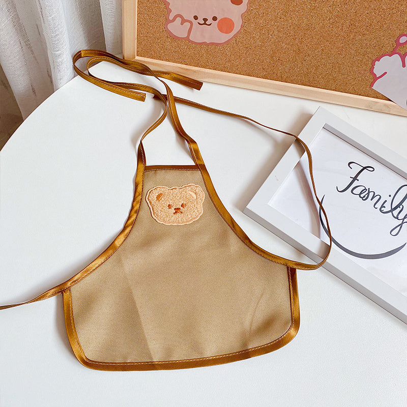 HKM-348307 Thin Pet Working Apron for Hair Control - Available in Lemon Yellow, Taro Purple, Coffee Brown, and Sapphire Blue in Various Sizes