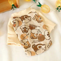 HKM-348499 Cartoon Dog Print Polyester Fiber Clothing for Pets