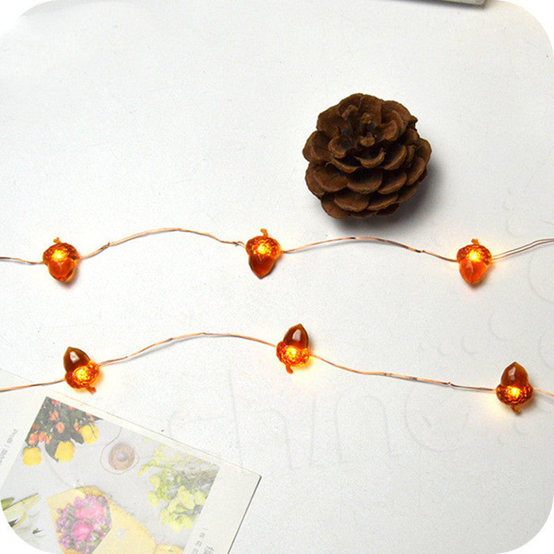 HKM-348499 LED Christmas Light String - 20 Lights, 2m Length, 3AA Powered, Adjustable Lamp Spacing