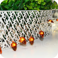 HKM-348499 LED Christmas Light String - 20 Lights, 2m Length, 3AA Powered, Adjustable Lamp Spacing