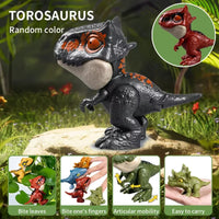 HKM-348691 Mini Finger Biting Dinosaur Fidget Toy for Kids Ages 5 and Up, Plastic Stress Relief Toy