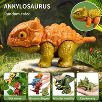 HKM-348691 Mini Finger Biting Dinosaur Fidget Toy for Kids Ages 5 and Up, Plastic Stress Relief Toy