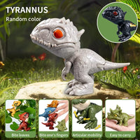 HKM-348691 Mini Finger Biting Dinosaur Fidget Toy for Kids Ages 5 and Up, Plastic Stress Relief Toy