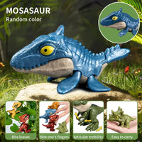 HKM-348691 Mini Finger Biting Dinosaur Fidget Toy for Kids Ages 5 and Up, Plastic Stress Relief Toy
