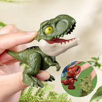 HKM-348691 Mini Finger Biting Dinosaur Fidget Toy for Kids Ages 5 and Up, Plastic Stress Relief Toy