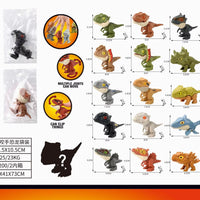 HKM-348691 Mini Finger Biting Dinosaur Fidget Toy for Kids Ages 5 and Up, Plastic Stress Relief Toy