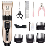 HKM-348819 Ceramic Blade Rechargeable Electric Pet Clipper with Adjustable Length Settings
