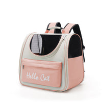 HKM-349075 Portable Folding Pet Backpack Bag - Breathable Oxford Cloth for Cats and Dogs in Various Colors