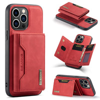 HKM-349139 Magnetic Multi-Function Card Holder Case for iPhone Models, PU Leather Protection in Various Colors