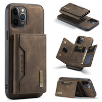 HKM-349139 Magnetic Multi-Function Card Holder Case for iPhone Models, PU Leather Protection in Various Colors