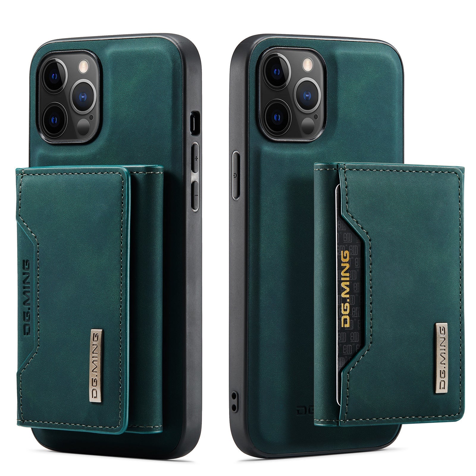 HKM-349139 Magnetic Multi-Function Card Holder Case for iPhone Models, PU Leather Protection in Various Colors