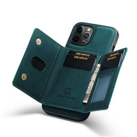 HKM-349139 Magnetic Multi-Function Card Holder Case for iPhone Models, PU Leather Protection in Various Colors