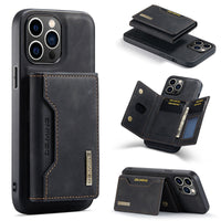 HKM-349139 Magnetic Multi-Function Card Holder Case for iPhone Models, PU Leather Protection in Various Colors