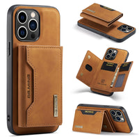 HKM-349139 Magnetic Multi-Function Card Holder Case for iPhone Models, PU Leather Protection in Various Colors