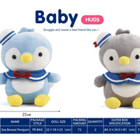 HKM-349139 Soft Plush Cartoon Duck Stuffed Animal Pillow for Babies and Kids, Fluffy Doll, Ideal Gift