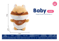 HKM-349139 Soft Plush Cartoon Duck Stuffed Animal Pillow for Babies and Kids, Fluffy Doll, Ideal Gift