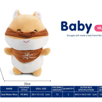 HKM-349139 Soft Plush Cartoon Duck Stuffed Animal Pillow for Babies and Kids, Fluffy Doll, Ideal Gift
