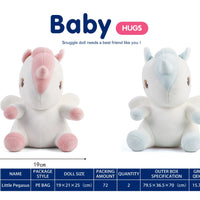 HKM-349139 Soft Plush Cartoon Duck Stuffed Animal Pillow for Babies and Kids, Fluffy Doll, Ideal Gift