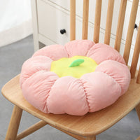HKM-349267 Soft Pumpkin-Shaped Plush Cushion for Living Room and Office - Available in Multiple Colors