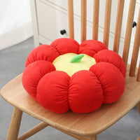 HKM-349267 Soft Pumpkin-Shaped Plush Cushion for Living Room and Office - Available in Multiple Colors