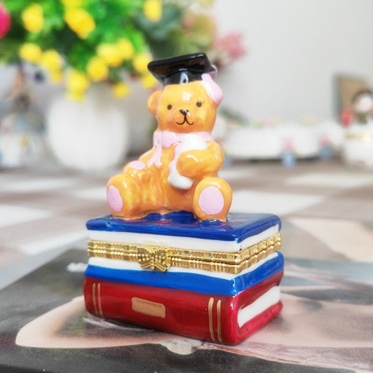 HKM-349331 European and American Ceramic Jewelry Box Collection for Home Decoration