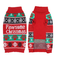 HKM-349459 Cozy Winter Pet Sweater for Small Dogs and Cats - Cartoon Snowman Design, Acrylic Fabric