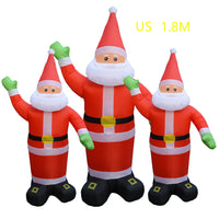HKM-349651 Inflatable Holiday Santa Decoration in Red with Height Options from 1.2m to 6m