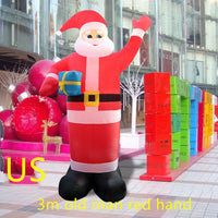 HKM-349651 Inflatable Holiday Santa Decoration in Red with Height Options from 1.2m to 6m