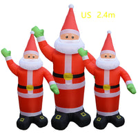 HKM-349651 Inflatable Holiday Santa Decoration in Red with Height Options from 1.2m to 6m