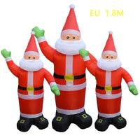 HKM-349651 Inflatable Holiday Santa Decoration in Red with Height Options from 1.2m to 6m