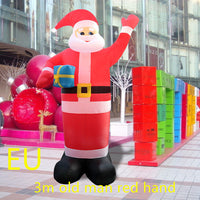 HKM-349651 Inflatable Holiday Santa Decoration in Red with Height Options from 1.2m to 6m