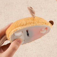 HKM-349651 Interactive Cat Toys Mouse For Indoor Cats Rechargeable LED Cat Mouse Toy Feather Bell Tail Lifelike Electric Automatic Moving Mouse Cat Toy For All Breeds Cat Boredom Exercise