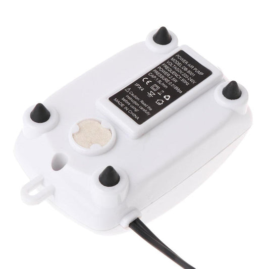HKM-349715 Silent Aquarium Air Pump - 220-240V/110-120V, 2.5W, 1.8L/min Output